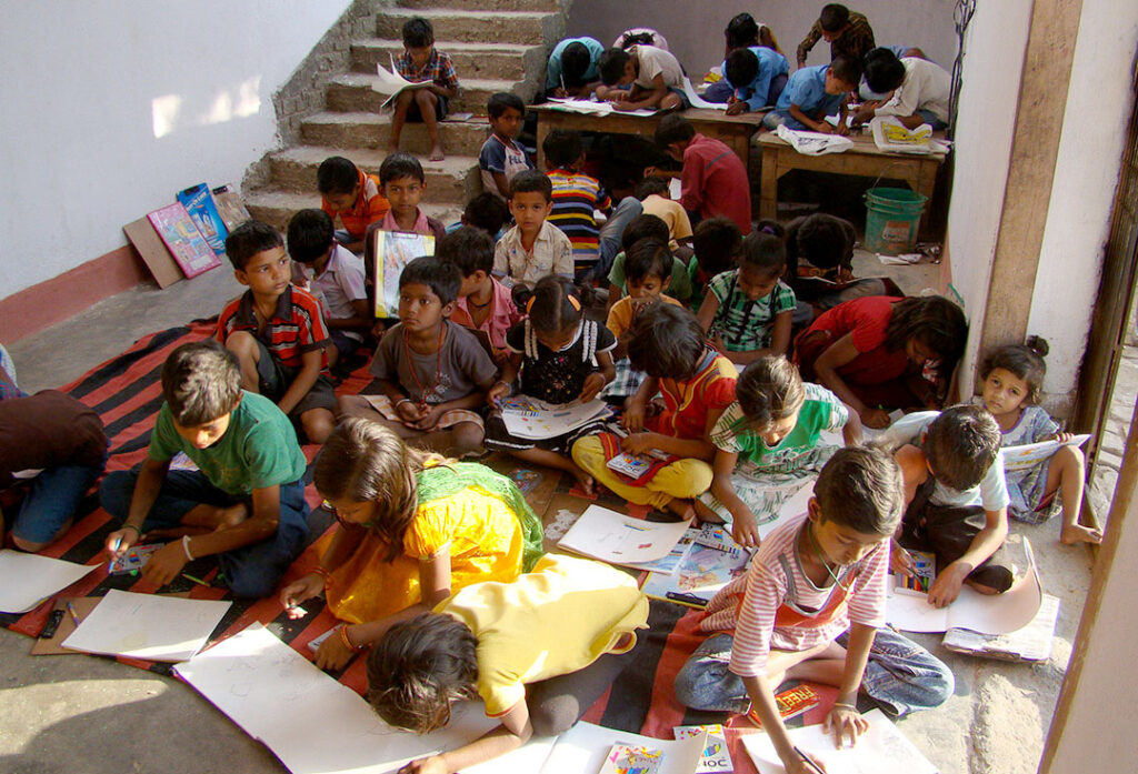 Shantindia School Drawing classes April 2014
